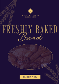 Baked Bread Bakery Flyer Design