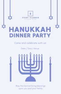 Hanukkah Festival  Invitation Design