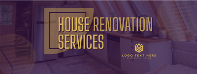 Sleek and Simple Home Renovation Facebook cover Image Preview