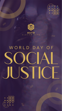 Social Justice Day Instagram story Image Preview