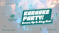 Karaoke Party Star Facebook Event Cover Image Preview