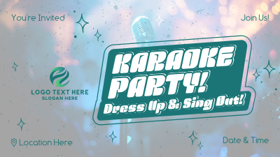 Karaoke Party Star Facebook event cover Image Preview