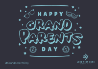 Grandparents Special Day Postcard Design