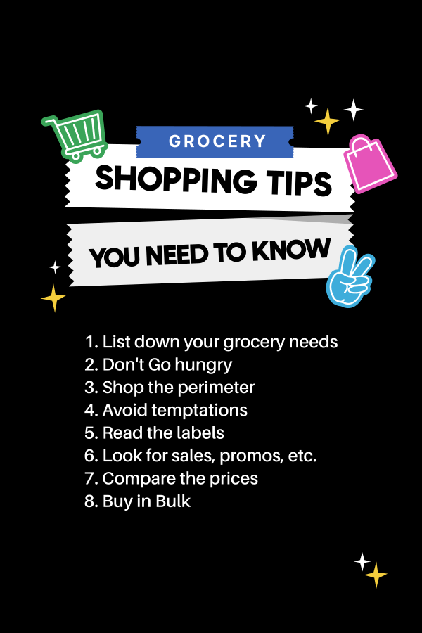 Grocery Tips Pinterest Pin Design Image Preview