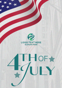 4th of July Flag Poster Image Preview