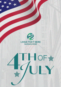 4th of July Flag Poster Preview