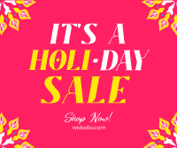 Holi-Day Sale Facebook post Image Preview