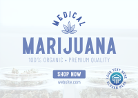 Cannabis for Health Postcard Design