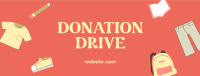 Donation Drive Facebook cover Image Preview