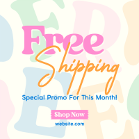 Special Shipping Promo Instagram Post Preview