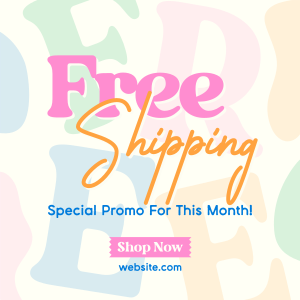 Special Shipping Promo Instagram post Image Preview
