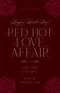 Valentines Party Elegant Invitation Preview