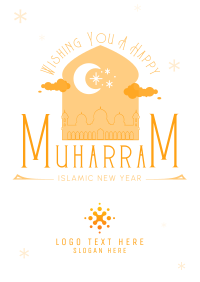 Wishing You a Happy Muharram Flyer Image Preview