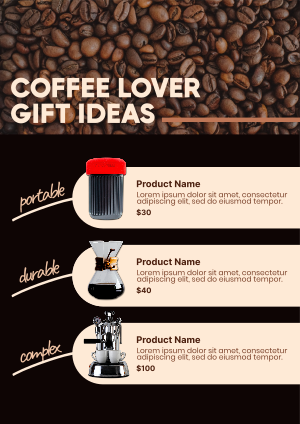 Coffee Gift Ideas Flyer Image Preview