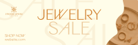 Organic Minimalist Jewelry Sale Twitter Header Image Preview