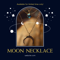 Moon Necklace Instagram post Image Preview