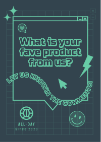 Retro Tech Question Flyer Image Preview