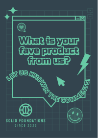Retro Tech Question Flyer Image Preview