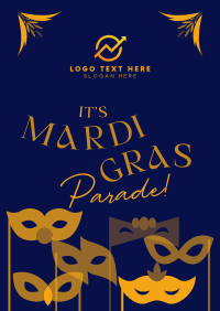 Mardi Gras Masks Poster Image Preview