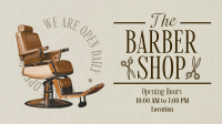 Editorial Barber Shop Video Image Preview