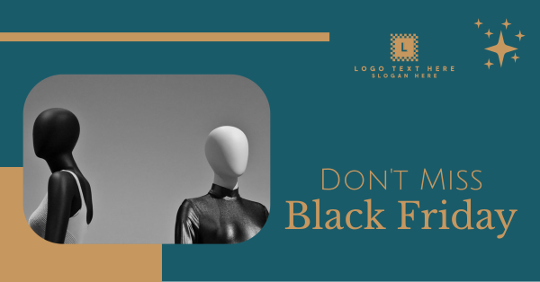Don't Miss Black Friday Sale Facebook Ad Design Image Preview