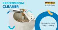 Professional Cleaner Facebook Ad Design