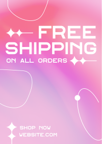 Minimal and Gradient Shipping Flyer Image Preview