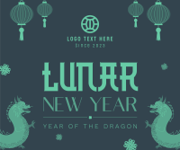 Lucky Lunar New Year Facebook post Image Preview