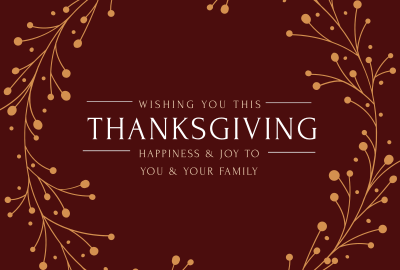 Thanksgiving Greeting Pinterest board cover Image Preview