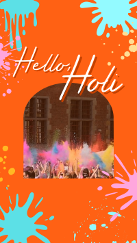 Holi Color Festival Instagram Reel Design