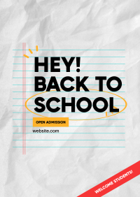 Back To School Notebook Flyer Image Preview