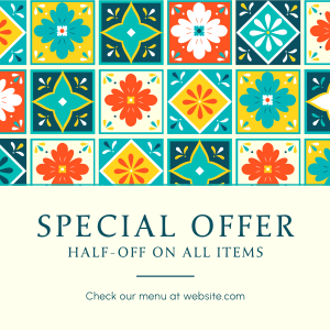 Special Offer Tiles Instagram post Image Preview