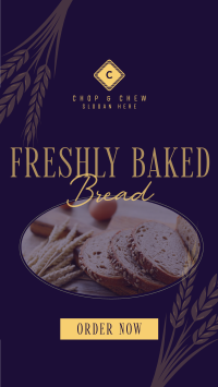 Baked Bread Bakery Instagram story Image Preview