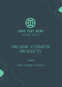 Organic Cosmetic Poster Image Preview