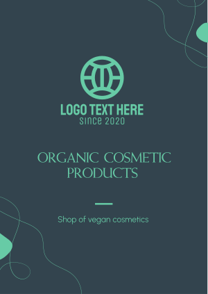 Organic Cosmetic Poster