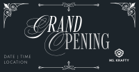 Elegant Ornament Grand Opening Facebook Ad Image Preview