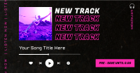 Listen To Our New Track Facebook Ad Design
