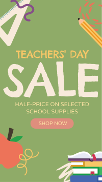 Favorite Teacher Sale TikTok Video Image Preview