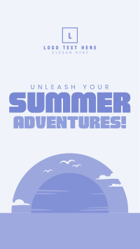 Minimalist Summer Adventure Facebook story Image Preview