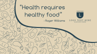Healthy Food Facebook event cover Image Preview