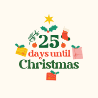 Christmas Countdown Linkedin Post Design
