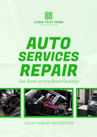 Professional Auto Mechanics Flyer Design