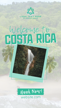 Paradise At Costa Rica Instagram Story Design