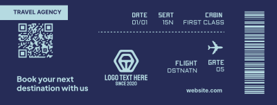 Plane Ticket Facebook cover Image Preview
