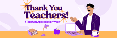 Teacher Appreciation Week Twitter header (cover) Image Preview