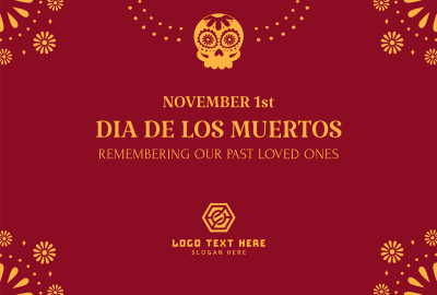 Dia De Muertos Pinterest board cover Image Preview