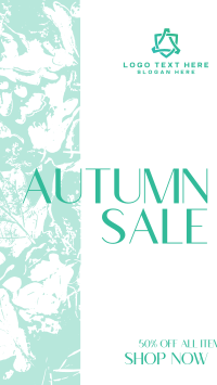 Fall Leaves Sale Instagram Story Design
