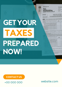 Prep Your Taxes Flyer Design
