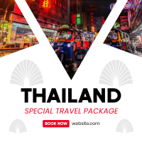 Thailand Travel Package Instagram Post Design