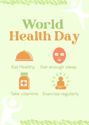 Health Day Tips Flyer Image Preview